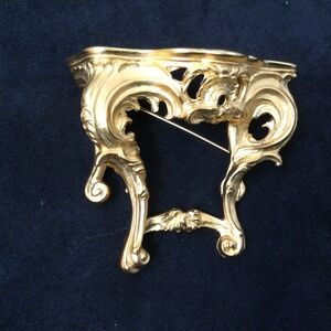 Karl Lagerfeld Vintage Baroque Side Table Broach